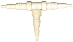 Dorman - Plastic Automotive Vacuum Tee - 1/8 x 3/8 x 3/8" Fitting - Exact Tool & Supply