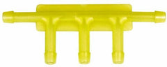Dorman - Plastic Five-Way Automotive Vacuum Connector - 3/16" Fitting - Exact Tool & Supply