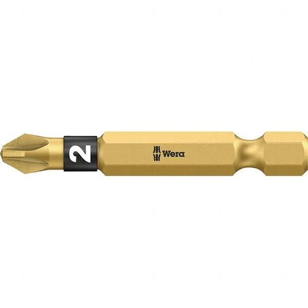 Wera - #1 Pozidriv Screwdriver Bit - 2" OAL - Exact Tool & Supply