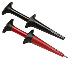 Fluke - Black/Red Electrical Test Equipment Clip - Use with TL222, TL224 Test Lead - Exact Tool & Supply