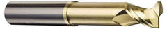 Accupro - 1", 2 Flute, Single End, Solid Carbide, 0.045" Corner Radius End Mill - 6" OAL, 45° Helix, Right Hand Flute, 1-1/4" LOC, Right Hand Cut, 3-5/8" Extended Reach - Exact Tool & Supply