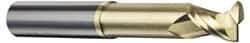 Accupro - 1", 2 Flute, Single End, Solid Carbide, 0.09" Corner Radius End Mill - 5" OAL, 45° Helix, Right Hand Flute, 1-1/4" LOC, Right Hand Cut, 2-1/8" Extended Reach - Exact Tool & Supply