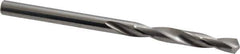 SGS - #20 118° Solid Carbide Jobber Drill - Bright Finish, Right Hand Cut, Spiral Flute, Straight Shank, 2-1/2" OAL, Faceted Point - Exact Tool & Supply