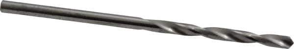 SGS - #37 118° Solid Carbide Jobber Drill - Bright Finish, Right Hand Cut, Spiral Flute, Straight Shank, 2-1/4" OAL, Faceted Point - Exact Tool & Supply