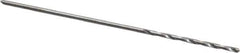 SGS - #70 118° Solid Carbide Jobber Drill - Bright Finish, Right Hand Cut, Spiral Flute, Straight Shank, 1-1/4" OAL, Faceted Point - Exact Tool & Supply