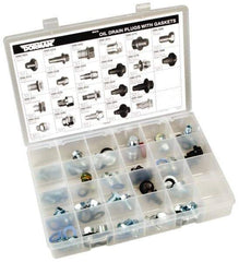 Dorman - 44 Piece, 1/2-20 to M22x1.5 Oil Drain Plug Gaskets - Steel - Exact Tool & Supply