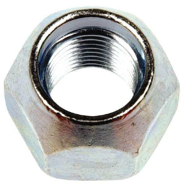 Dorman - 1/2-20 Zinc Finish Open Wheel Nut - 13/16" Hex, 5/8" OAL, 60° Seat Angle - Exact Tool & Supply