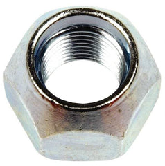 Dorman - 1/2-20 Zinc Finish Open Wheel Nut - 13/16" Hex, 5/8" OAL, 60° Seat Angle - Exact Tool & Supply