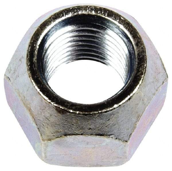 Dorman - M12-1.5 Zinc Finish Open Wheel Nut - 19mm Hex, 14mm OAL, 60° Seat Angle - Exact Tool & Supply