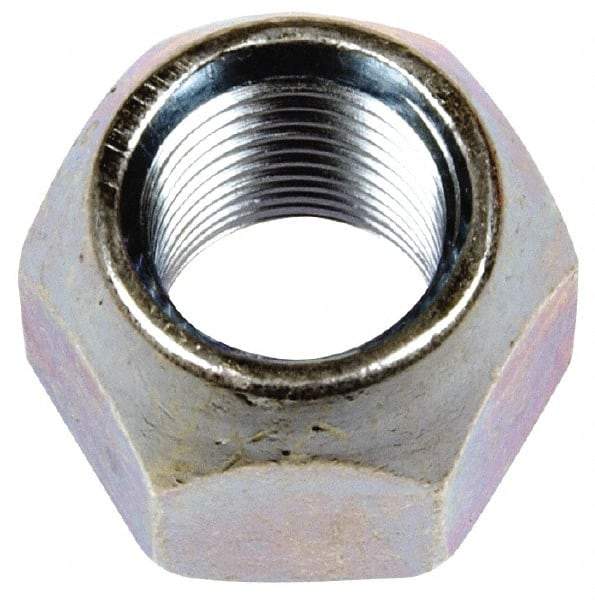 Dorman - M12-1.25 Chrome Finish Open Wheel Nut - 19mm Hex, 16mm OAL, 60° Seat Angle - Exact Tool & Supply