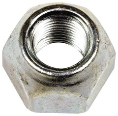 Dorman - M12-1.25 Zinc Finish Open Wheel Nut - 21mm Hex, 16mm OAL, 60° Seat Angle - Exact Tool & Supply