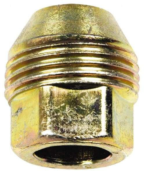 Dorman - M14-1.5 Zinc Finish Open Wheel Nut - 22mm Hex, 28.5mm OAL, 60° Seat Angle - Exact Tool & Supply