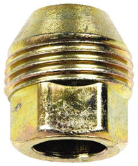 Dorman - M14-1.5 Zinc Finish Open Wheel Nut - 22mm Hex, 28.5mm OAL, 60° Seat Angle - Exact Tool & Supply