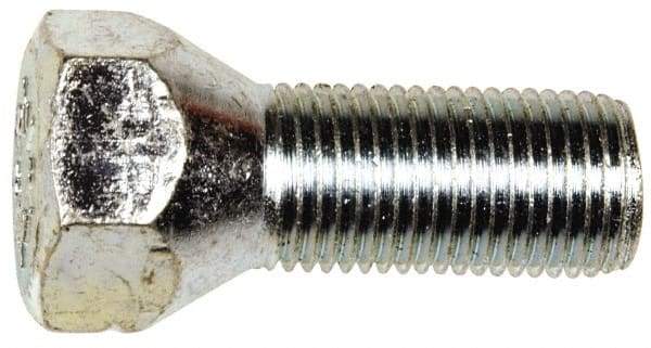 Dorman - 1/2-20, 3/4" Hex Wheel Bolt - 1" Thread Length, 60° Seat Angle - Exact Tool & Supply