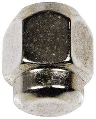 Dorman - M10-1.25 Chrome Finish Capped Wheel Nut - 17mm Hex, 21mm OAL, 60° Seat Angle - Exact Tool & Supply