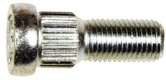 Dorman - 7/16-20 Serrated Bolt Wheel Stud - 0.564" Knurl, 1-5/16" OAL, 3/8" Shoulder Length - Exact Tool & Supply