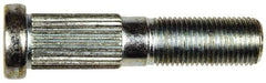 Dorman - 1/2-20 Serrated Bolt Wheel Stud - 0.56" Knurl, 2-3/8" OAL, 15/16" Shoulder Length - Exact Tool & Supply