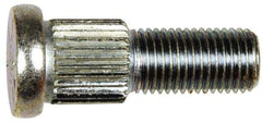 Dorman - 7/16-20 Serrated Bolt Wheel Stud - 0.555" Knurl, 1-7/16" OAL, 17/32" Shoulder Length - Exact Tool & Supply