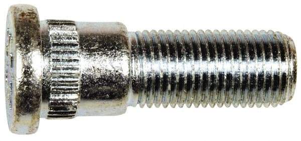 Dorman - 1/2-20 Serrated Bolt Wheel Stud - 5/8" Knurl, 1-5/8" OAL, 15/32" Shoulder Length - Exact Tool & Supply