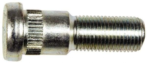 Dorman - 1/2-20 Serrated Bolt Wheel Stud - 5/8" Knurl, 1-11/16" OAL, 5/8" Shoulder Length - Exact Tool & Supply