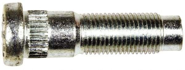 Dorman - 1/2-20 Serrated Bolt Wheel Stud - 0.56" Knurl, 2" OAL, 23/32" Shoulder Length - Exact Tool & Supply