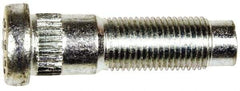 Dorman - 1/2-20 Serrated Bolt Wheel Stud - 0.56" Knurl, 2" OAL, 23/32" Shoulder Length - Exact Tool & Supply