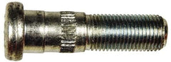 Dorman - 9/16-18 Serrated Bolt Wheel Stud - 5/8" Knurl, 2-1/8" OAL, 29/32" Shoulder Length - Exact Tool & Supply