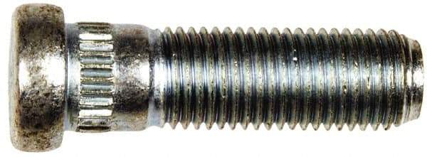 Dorman - 7/16-20 Serrated Bolt Wheel Stud - 0.472" Knurl, 1-1/2" OAL, 11/32" Shoulder Length - Exact Tool & Supply