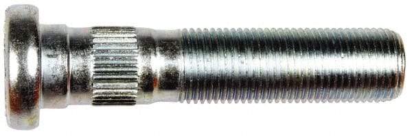 Dorman - 5/8-18 Serrated Bolt Wheel Stud - 0.655" Knurl, 2-29/32" OAL, 15/16" Shoulder Length - Exact Tool & Supply