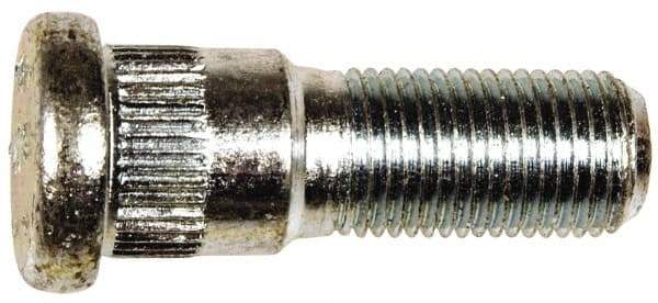 Dorman - 1/2-20 Serrated Bolt Wheel Stud - 0.621" Knurl, 1-5/8" OAL, 17/32" Shoulder Length - Exact Tool & Supply