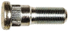 Dorman - 1/2-20 Serrated Bolt Wheel Stud - 0.621" Knurl, 1-5/8" OAL, 17/32" Shoulder Length - Exact Tool & Supply