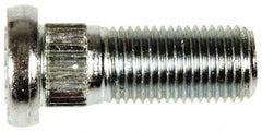 Dorman - M12-1.25 Serrated Bolt Wheel Stud - 13mm Knurl, 32mm OAL, 10mm Shoulder Length - Exact Tool & Supply