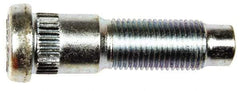 Dorman - 1/2-20 Serrated Bolt Wheel Stud - 0.589" Knurl, 1-15/16" OAL, 5/8" Shoulder Length - Exact Tool & Supply