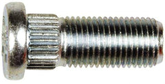 Dorman - M12-1.25 Serrated Bolt Wheel Stud - 12.83mm Knurl, 32.5mm OAL, 7mm Shoulder Length - Exact Tool & Supply