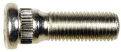 Dorman - M12-1.5 Serrated Bolt Wheel Stud - 14.2mm Knurl, 40mm OAL, 8mm Shoulder Length - Exact Tool & Supply