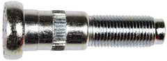 Dorman - 1/2-20 Serrated Bolt Wheel Stud - 5/8" Knurl, 2-1/4" OAL, 15/16" Shoulder Length - Exact Tool & Supply