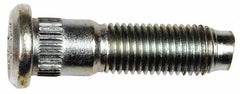 Dorman - M12-1.5 Serrated Bolt Wheel Stud - 13.46mm Knurl, 48mm OAL, 14mm Shoulder Length - Exact Tool & Supply