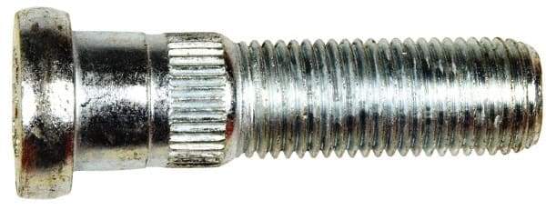 Dorman - M14-1.5 Serrated Bolt Wheel Stud - 16mm Knurl, 54.5mm OAL, 17.5mm Shoulder Length - Exact Tool & Supply