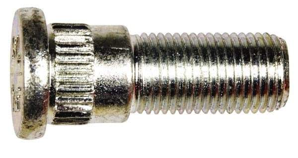Dorman - 1/2-20 Serrated Bolt Wheel Stud - 0.618" Knurl, 1-15/32" OAL, 31/64" Shoulder Length - Exact Tool & Supply