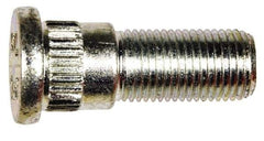 Dorman - 1/2-20 Serrated Bolt Wheel Stud - 0.618" Knurl, 1-15/32" OAL, 31/64" Shoulder Length - Exact Tool & Supply