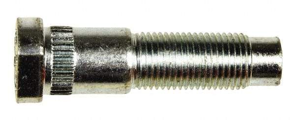 Dorman - 1/2-20 Serrated Bolt Wheel Stud - 0.585" Knurl, 2" OAL, 3/4" Shoulder Length - Exact Tool & Supply