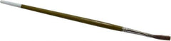 Wooster Brush - Ox Hair Artist's Paint Brush - 1/8" Wide, 11/16" Bristle Length, 6-3/4" Plastic Handle - Exact Tool & Supply