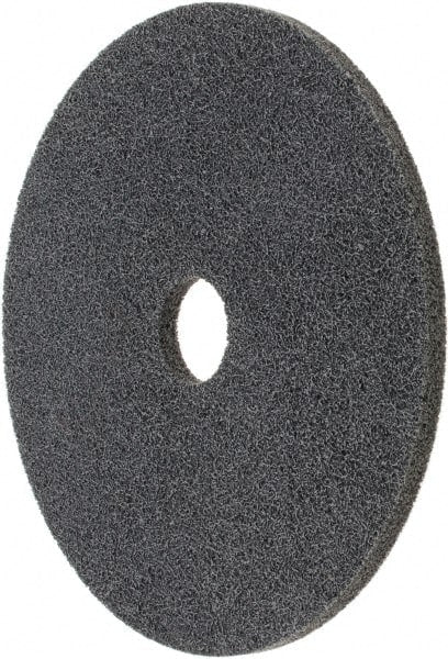 Standard Abrasives - 6" Diam, 1/4" Face Width, 1" Center Hole, Fine Grade, Silicon Carbide Deburring Wheel - Exact Tool & Supply