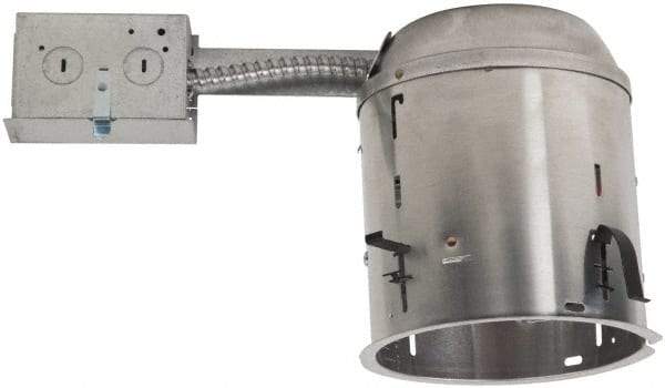 Cooper Lighting - 13-1/4" Long x 6-7/8" Wide x 7-1/2 High, Incandescent Downlight - 90 Watt, IC Rated, Aluminum, Remodel Housing - Exact Tool & Supply