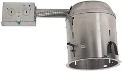 Cooper Lighting - 13-1/4" Long x 6-7/8" Wide x 7-1/2 High, Incandescent Downlight - 90 Watt, IC Rated, Aluminum, Remodel Housing - Exact Tool & Supply