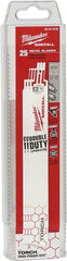 Milwaukee Tool - 9" Long x 1" Thick, Steel Reciprocating Saw Blade - Exact Tool & Supply