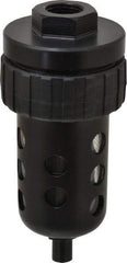 Parker - Filter Automatic Drain - 6-1/4" High x 2-3/4" Wide, For Use with Compressed Air Systems - Exact Tool & Supply