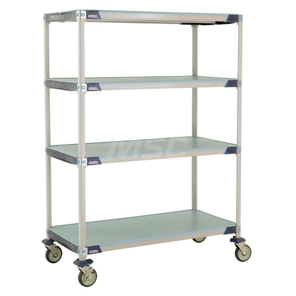 Metro - Carts; Type: Industrial Cart ; Load Capacity (Lb.): 900.000 ; Number of Shelves: 4 ; Width (Inch): 26-5/16 ; Length (Inch): 49-3/4 ; Height (Inch): 67-5/16 - Exact Tool & Supply