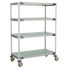 Metro - Carts; Type: Industrial Cart ; Load Capacity (Lb.): 900.000 ; Number of Shelves: 4 ; Width (Inch): 26-5/16 ; Length (Inch): 49-3/4 ; Height (Inch): 67-5/16 - Exact Tool & Supply