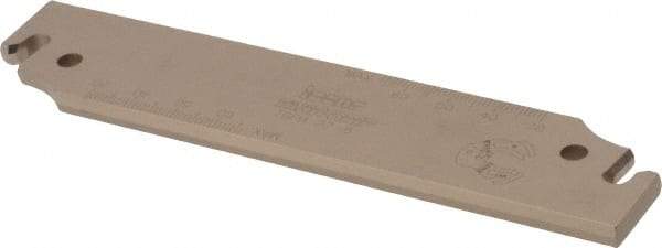 Iscar - 1.2598" Blade Height, 0.2047" Blade Width, 5.9055" OAL, Neutral Cut, Single End Indexable Cut-Off Blade - TGFH Blade, Sumo-Grip, Tang-Grip Series - Exact Tool & Supply